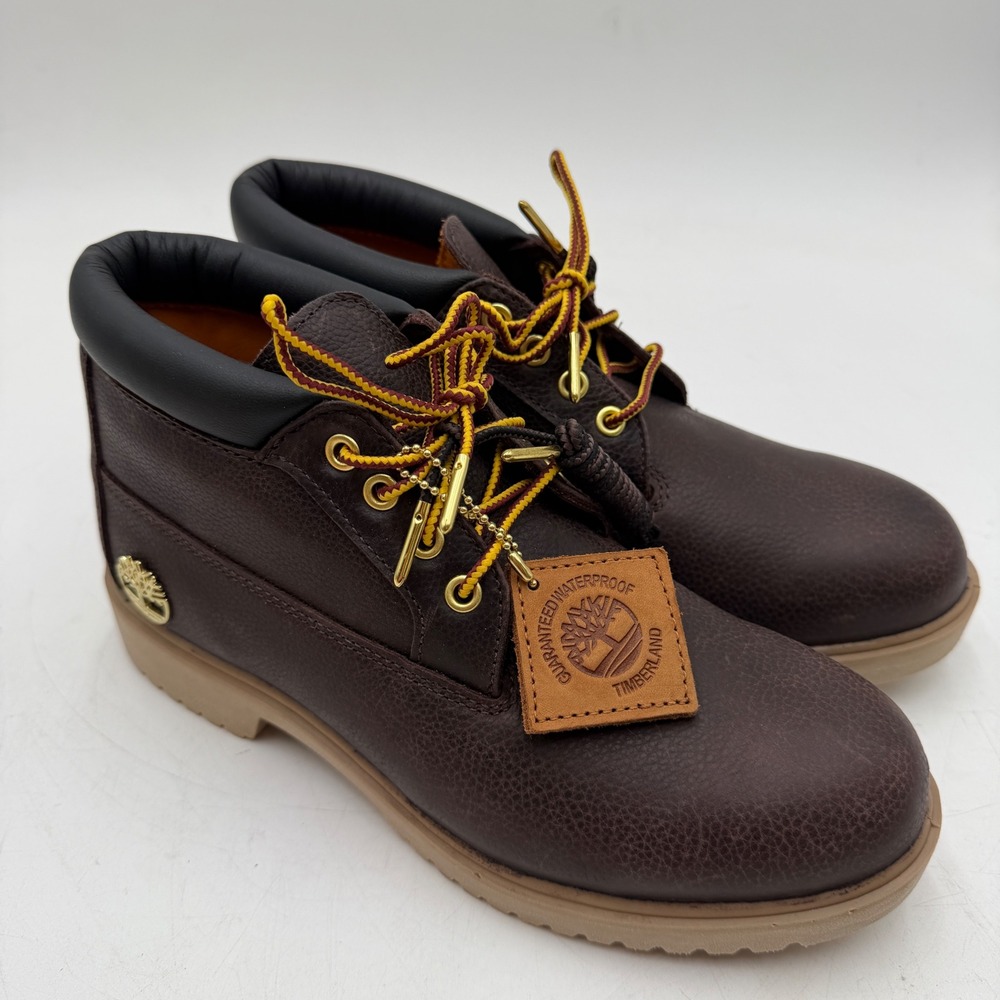Timberland 1973 Newman Boots Mens 7.5 Brown Waterproof Leather Chukka Insulated